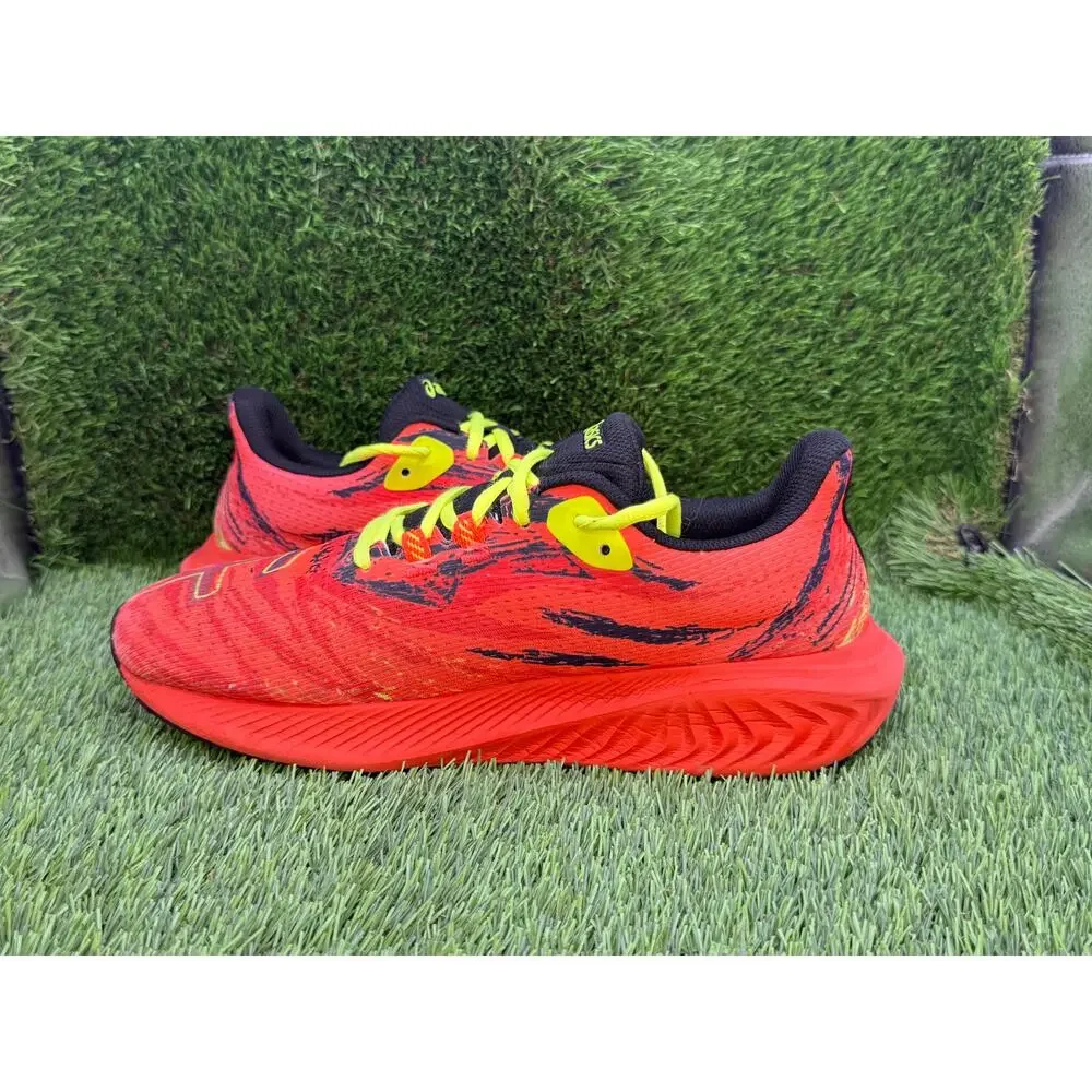 Asics Gel-Noosa Tri 15 1014A311 Athletic Sneaker Mens 7 Red Mesh Running Jogging